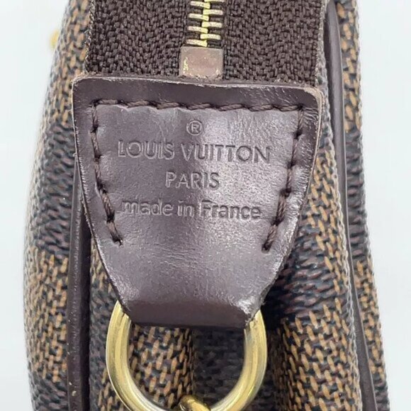 Louis Vuitton Damier Ebene Eva Shoulder Bag W/box - Picture 13 of 16